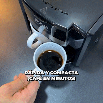 CAFETERA ELÉCTRICA AUTOMÁTICA PARA 2 TAZAS