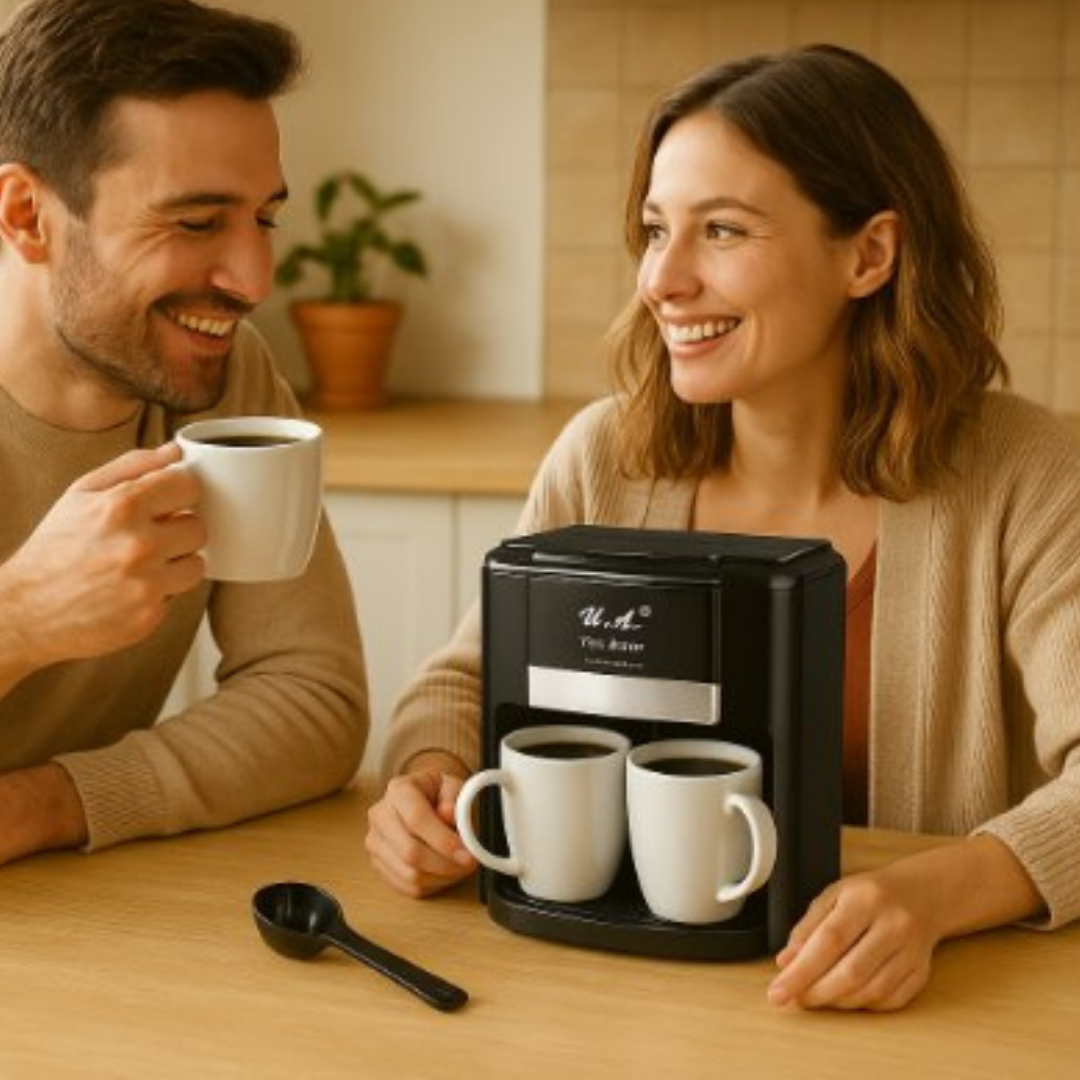 CAFETERA ELÉCTRICA AUTOMÁTICA PARA 2 TAZAS