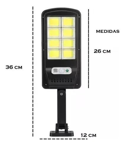 PACK 2 FOCOS SOLARES LED TS8 – 160 LED